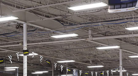 Auto Dealership Lighting Program, Indoor and Outdoor Lighting